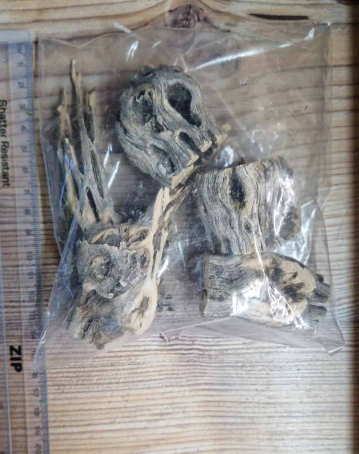 4X Cholla Wood Mini Stumps Aquarium Decoration for Fish/Shrimp Mini Nano Tank