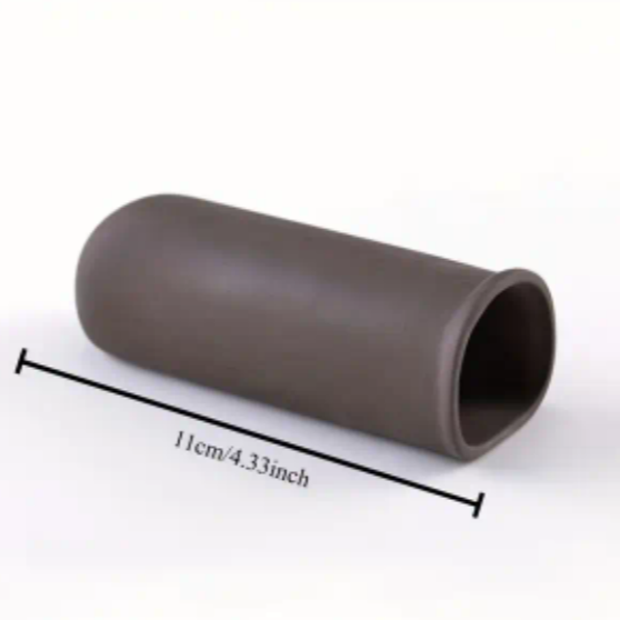 D- shape ceramic breeding hiding fish cave Pleco Catfish Cichlid aquarium décor