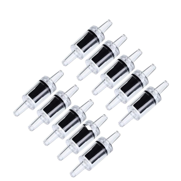 Non-Return One Way Check Valve Aquarium Fish Tank Air Pump Airline 5pk