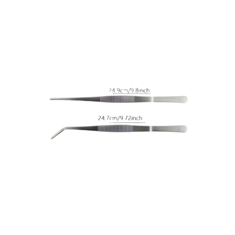 Aquascaping Tweezers Straight & Curved Stainless Aquarium Planted Tongs Tools