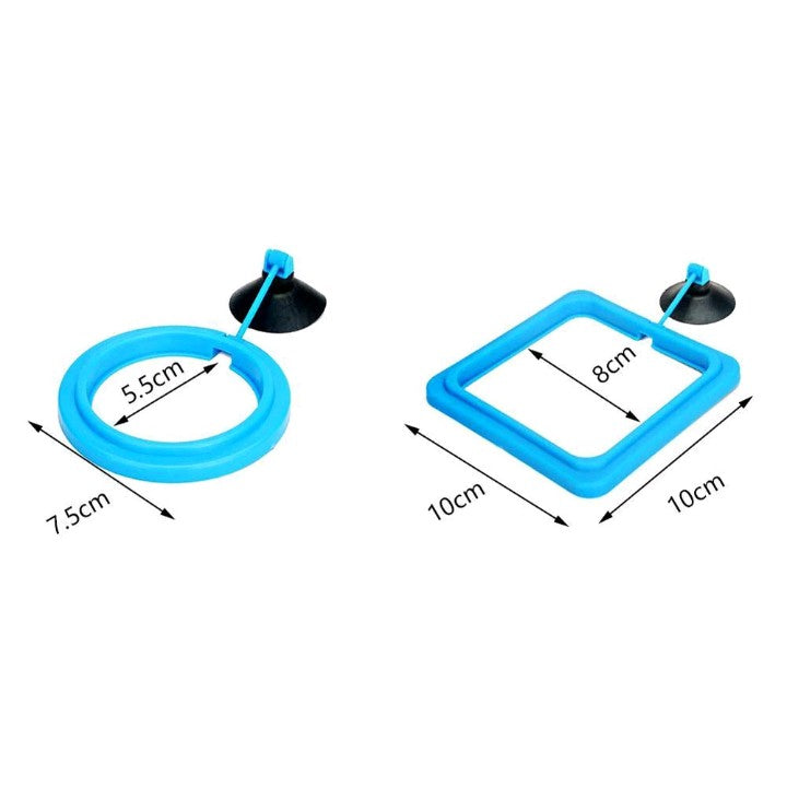 Fish Feeding Ring With Suction Cup Aquarium Tank Buoyancy Floating Food Feeder