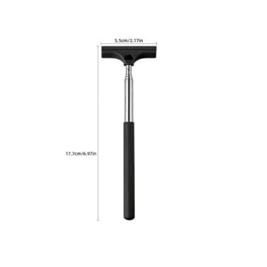 Telescope Aquarium algae Scraper With 2 Extra Brush Heads Extendable Handle