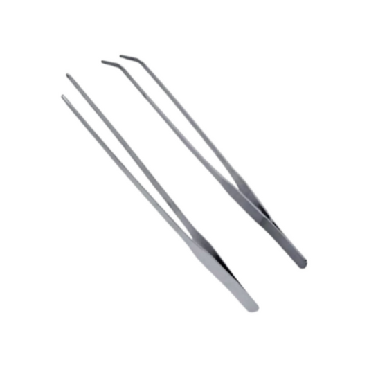 Aquascaping Tweezers Straight & Curved Stainless Aquarium Planted Tongs Tools
