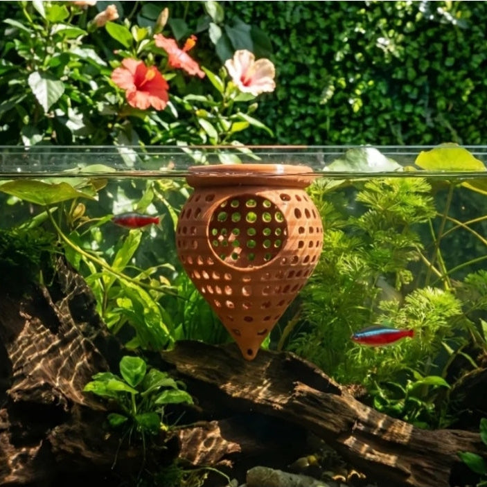 Floating Betta Fish & Shrimp Hammock | Aquarium Rest Perch Hide Breeding Cave