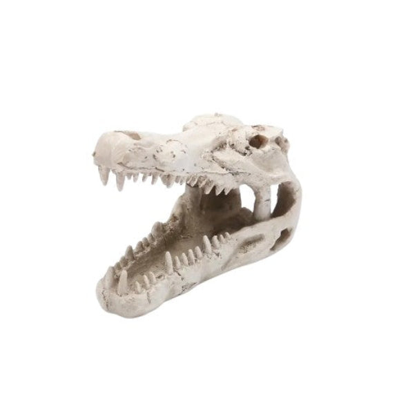 Aquarium Crocodile Skull Head Ornament Fish Tank Decoration