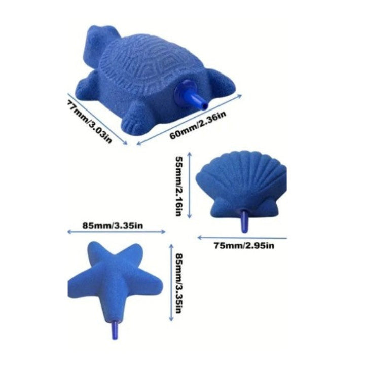 Air Stone Star Shape Diffuser Fish for Tank Bubbler for Hydroponics Aquarium Air Pump