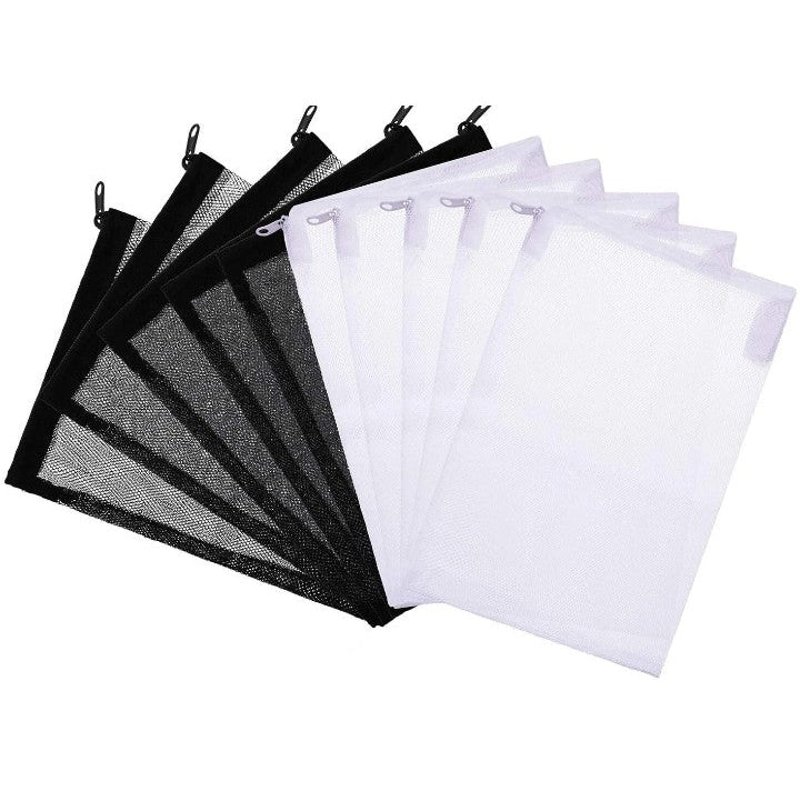 5X Aquarium Filter Media Plastic Non Rust Zip Bag Mesh Net Fish Tank Sump Pond Filter Media Bags
