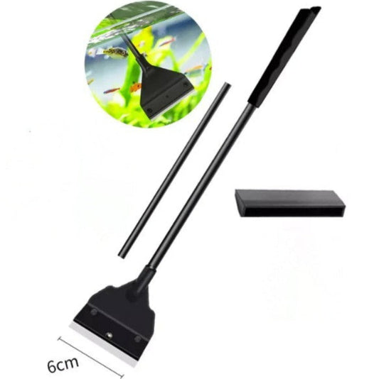 Aquarium Stainless Steel Fish Tank Algae Removal Scraper Cleaning Tool UK SELLER