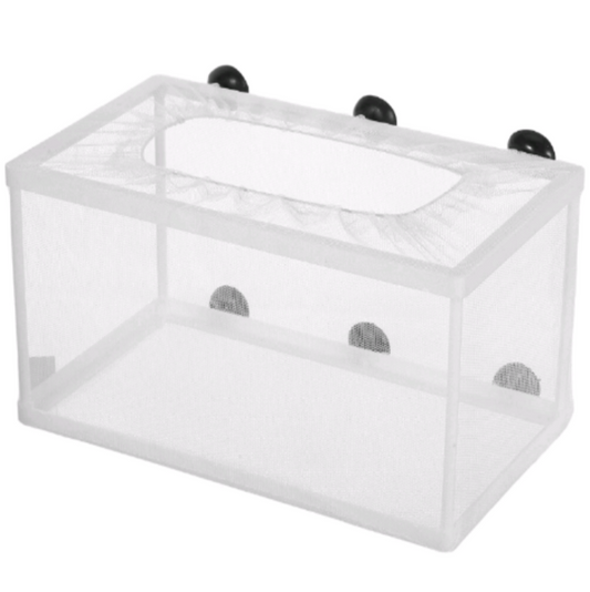 AQUARIUM TANK FISH BREEDER SEPARATION NET TANK BABY FRY NEWBORN HATCHERY & SICK