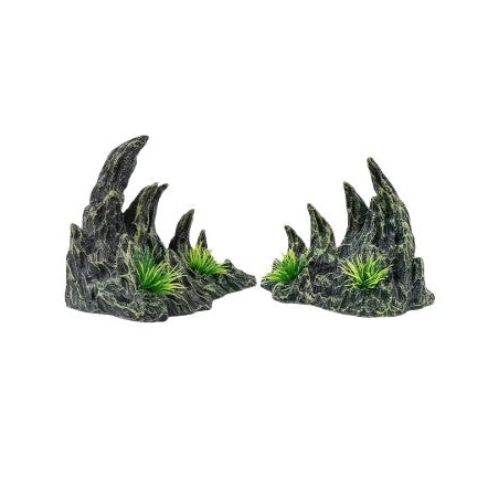 Aquarium Fish Tank Ornament Decoration Mountain Hiding Fish Tank Cave Mountain Small Nano
