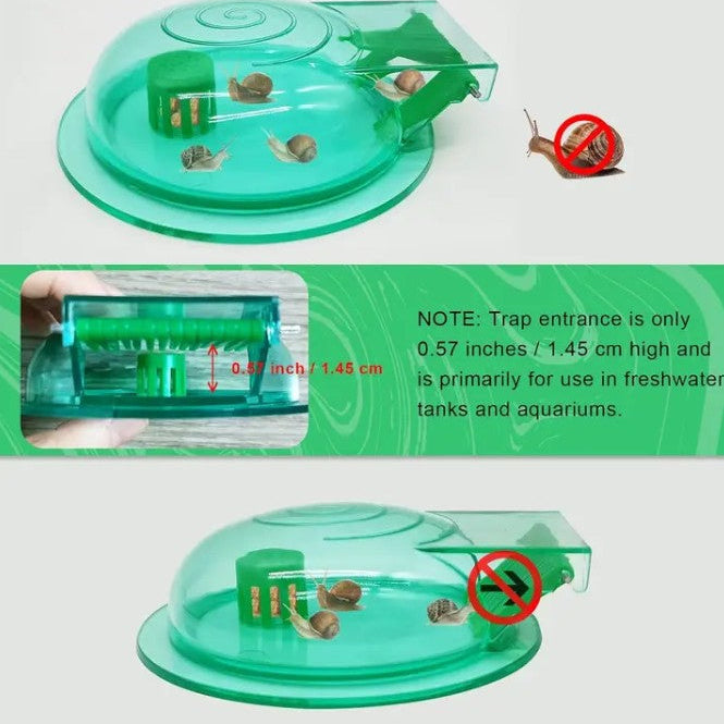 SNAIL TRAP AQUARIUM FISH TANK TROPICAL COLDWATER PEST CATCHER