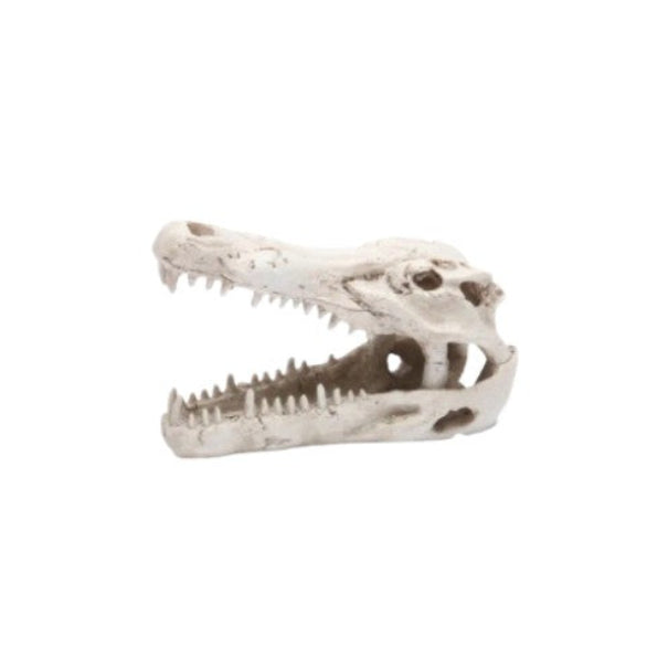 Aquarium Crocodile Skull Head Ornament Fish Tank Decoration